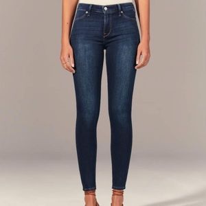 A&F Simone High Rise Ankle Skinny Jeans 27L (Long/Tall)